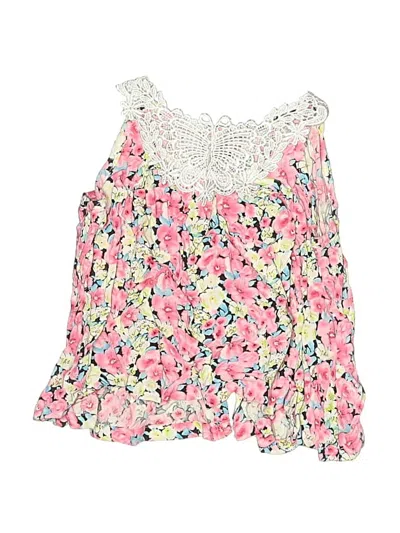 Pre-owned Hawaiian Tropic Kids' Sleeveless Blouse In Pink