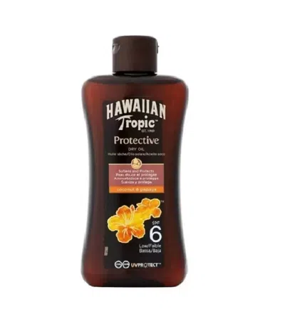 Hawaiian Tropic Tanning Dry Oil Protective Coconut &amp; Papaya Spf6 200ml