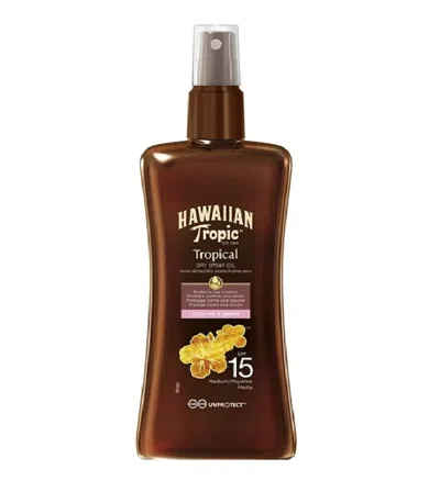 Hawaiian Tropic Tanning Oil Protective Coconut &amp; Guava Pump Spray Spf15 200ml