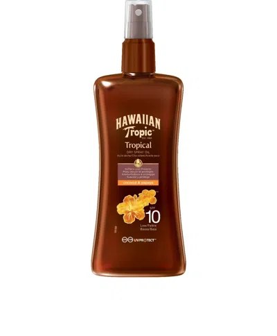 Hawaiian Tropic Tanning Oil Protective Coconut &amp; Papaya Spray Spf10 200ml