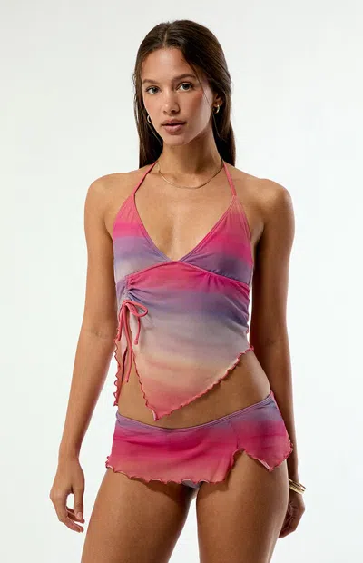 Hawaiian Tropic Women's Sunset Swim Skirt In Multi