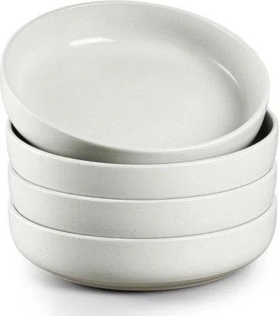 Haware Pasta Bowls Set Of 4, 33oz Large Salad Bowls For Home Kitchen, Ceramic Serving Plates For Soup, Cere