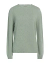 Hawico Woman Sweater Green Size Xl Cashmere In Green