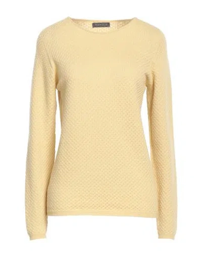 Hawico Woman Sweater Light Yellow Size L Cashmere