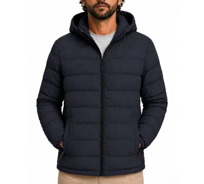 Hawke & Co. Men's Bryant Stretch Insulated Hooded Jacket In Carbon