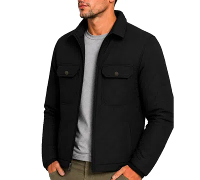 Hawke & Co. Men's Diamond Quilted Heritage Jacket In Black