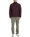 Hawke & Co. Men's Diamond Quilted Heritage Jacket, Created For Macy's In Burgundy