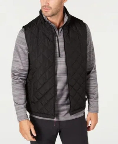 Hawke & Co. Men's Diamond Quilted Heritage Vest, Created For Macy's In Carbon