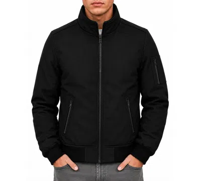 Hawke & Co. Men's Ridge Ripstop Bomber Jacket In Black