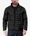 Hawke & Co. Outfitter Men's Packable Down Blend Puffer Jacket, Created For Macy's In Black