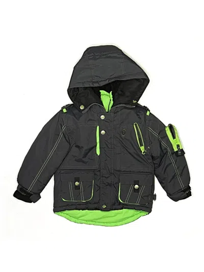 Pre-owned Hawke & Co. Kids' Snow Jacket In Green