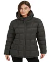 Hawke & Co. Women's Quilt Puffer Jacket In Black