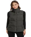 Hawke & Co. Women's Quilted Puffer Vest In Brown