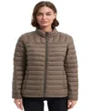 Hawke & Co. Women's Rail Quilted Packable Jacket In Brown