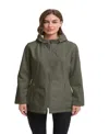 Hawke & Co. Women's Waist Detail Softshell Jacket In Green