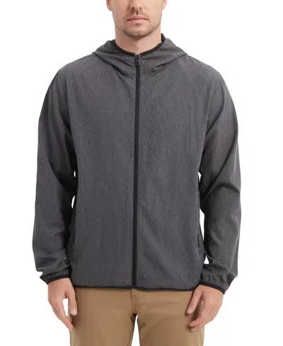 Hawke & Co. Men's Flex Sport Stretch All-season Jacket In Charcoal Heather