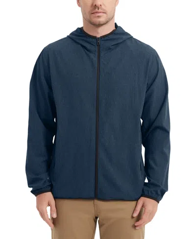 Hawke & Co. Men's Flex Sport Stretch All-season Jacket In Dark Sea