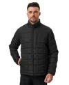 Hawke & Co. Men's Quilted Box Jacket In Black