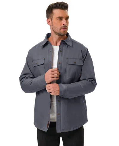 Hawke & Co. Men's Shirt Jacket In Carbon