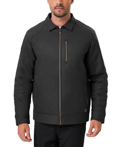 Hawke & Co. Men's Zip Work Jacket In Black