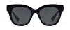 Hawkers Audrey Neuve Hane22bgtp Bgtp Cat Eye Polarized Sunglasses In Grey