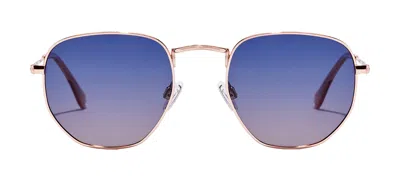 Hawkers Sixgon Drive Hsdr22klmp Klmp Geometric Polarized Sunglasses In Blue