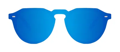 Hawkers Warwick Venm Hybrid Vwtr03 Tr03 Round Sunglasses In Blue