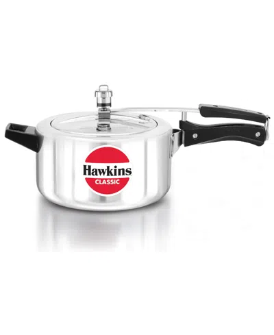 Hawkins Aluminum 4-liter Classic Pressure Cooker In Silver