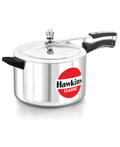 Hawkins Classic 8 Liter Aluminum Pressure Cooker In Silver