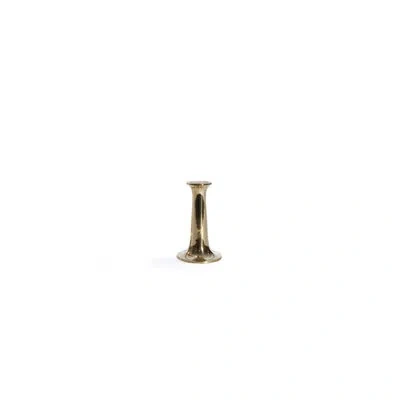 Hawkins New York Aluminum Tabletop Candlestick In Brass