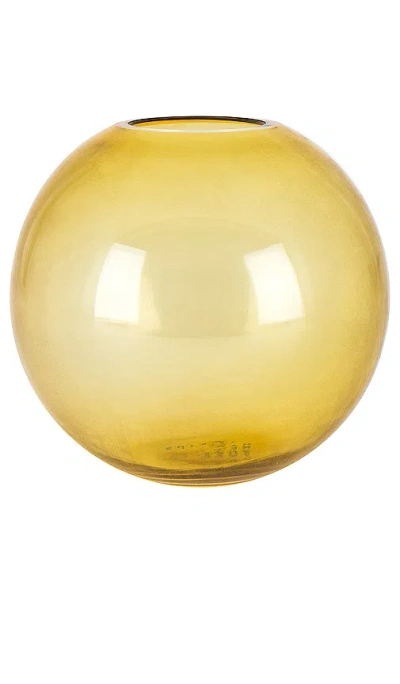 Hawkins New York Aurora Large Sphere Vase In Amber