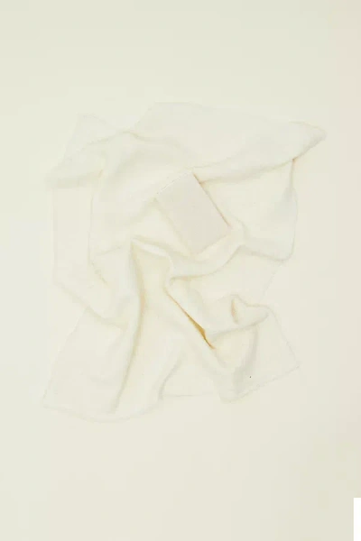 Hawkins New York Dobby Weave Dish Towel In Ivory
