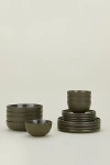 Hawkins New York Essential 16-piece Dinnerware Set In Dark Green