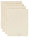 Hawkins New York Essential Cotton Placemats Set Of 4 In Ivory
