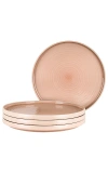 Hawkins New York Essential Dinner Plate Set Of 4 In Blush