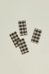Hawkins New York Essential Gingham Dinner Napkins In Light Grey/black At Urban Outfitters