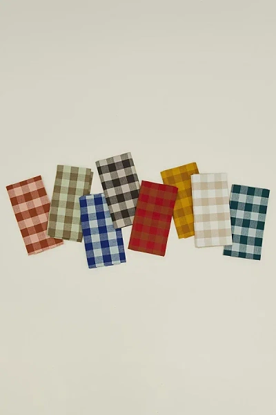Hawkins New York Essential Gingham Dinner Napkins In Sky/peacock At Urban Outfitters