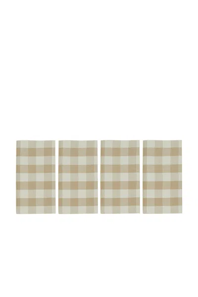 HAWKINS NEW YORK ESSENTIAL GINGHAM NAPKINS SET OF 4