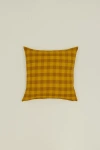 Hawkins New York Essential Gingham Pillow In Mustard/bronze At Urban Outfitters