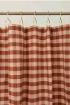 Hawkins New York Essential Gingham Shower Curtain In Blush/terracotta At Urban Outfitters