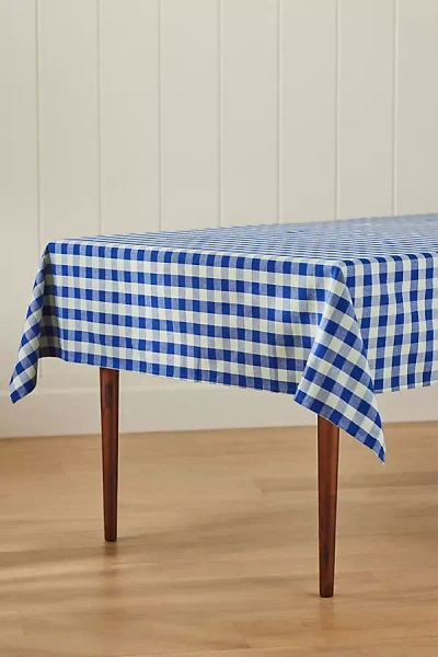 Hawkins New York Essential Gingham Tablecloth In Blue