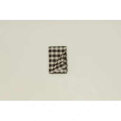 Hawkins New York Essential Gingham Tablecloth In Black,light Gray