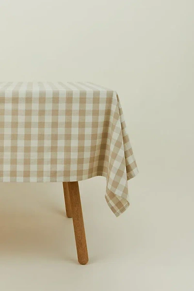 Hawkins New York Essential Gingham Tablecloth In Ivory/flax At Urban Outfitters