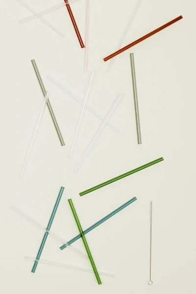 Hawkins New York Essential Reusable Glass Straws In Sky