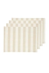HAWKINS NEW YORK ESSENTIAL STRIPED SET OF 4 PLACEMATS