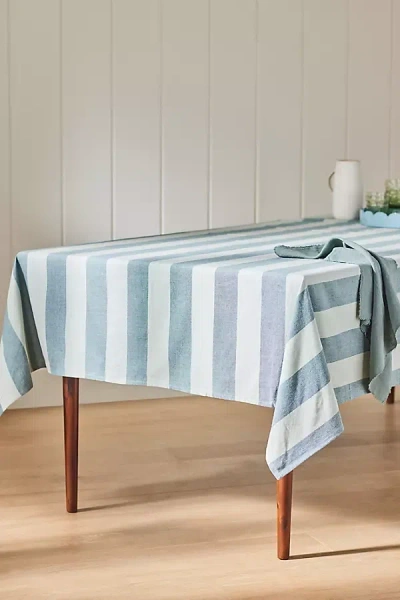 Hawkins New York Essential Striped Tablecloth In Blue