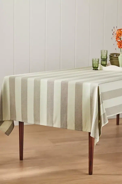Hawkins New York Essential Striped Tablecloth In Neutral
