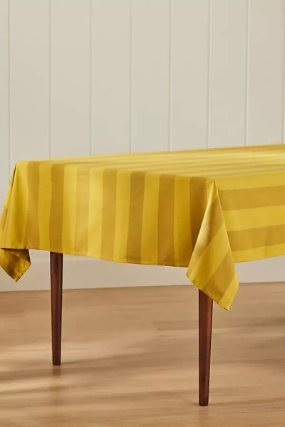 Hawkins New York Essential Striped Tablecloth In Yellow