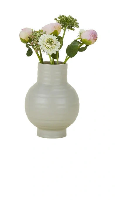 Hawkins New York Large Essential Ceramic Vase In Light Grey