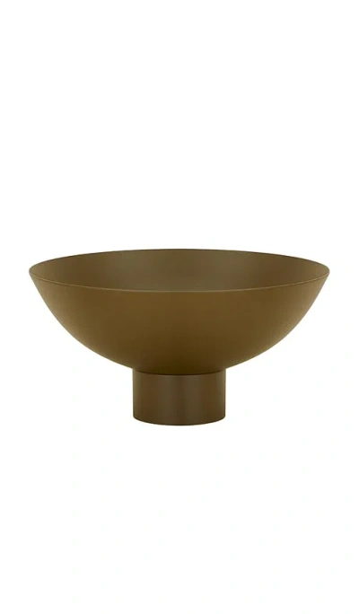 Hawkins New York Large Essential Footed Bowl In Brown